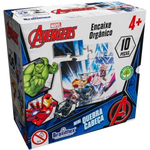 Quebra-cabeca Madeira Avengers Mini 10 Pecas-115484-63997