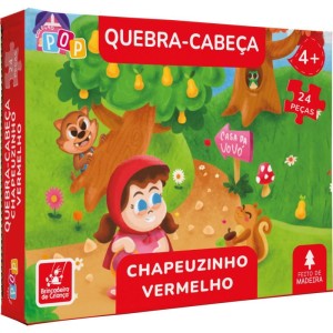 Quebra-cabeca Madeira Chapeuzinho Vermelho 24pcs-115577-69091