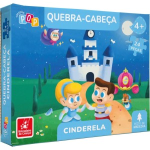 Quebra-cabeca Madeira Cinderela 24pcs-115578-56680