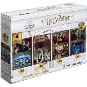 Quebra-cabeca Madeira Harry Potter 4x100p=400p-115445-64505