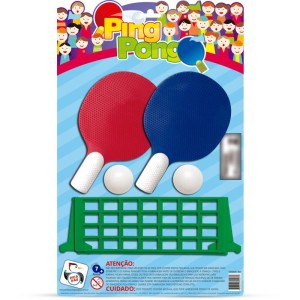 Raquete Para Ping Pong Conj.raquete+2bolas+suporte-115683-82774