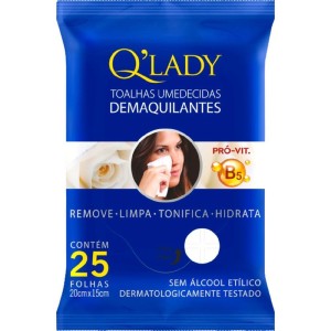 Toalhas Umedecidas Q Lady Demaquilante 25fls.-112641-23554