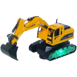 Trator Escavadeira C/luz E Som 24cm-115880-50388