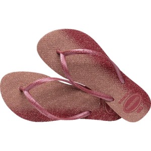 Chinelo Havaianas Feminino Slim Gloss 35/6 Amaranto-116172-13934