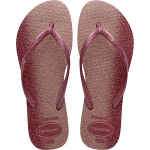 Chinelo Havaianas Feminino Slim Gloss 35/6 Amaranto-116172-26592