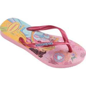 Chinelo Havaianas Infantil Kids Slim Princess 25/6 Rosa-116133-97898