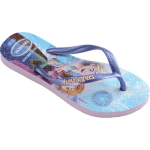 Chinelo Havaianas Infantil Kids Slim Princess 25/6 Roxo-116137-64586