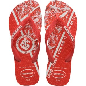 Chinelo Havaianas Licenciado Top Internacional 37/8 Vermelh-116053-45629