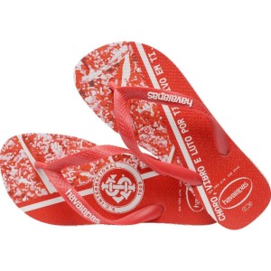 Chinelo Havaianas Licenciado Top Internacional 37/8 Vermelh-116053-99877