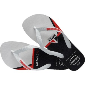 Chinelo Havaianas Licenciado Top Sao Paulo 35/6 Branco-116078-40063