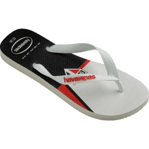 Chinelo Havaianas Licenciado Top Sao Paulo 35/6 Branco-116078-64066