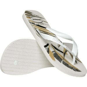 Chinelo Havaianas Masculino Aloha 39/0 Branco/verde Olive-116015-90919