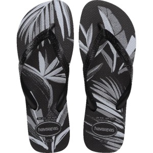 Chinelo Havaianas Masculino Aloha 39/0 Preto/cinza-116012-60860