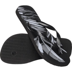 Chinelo Havaianas Masculino Aloha 39/0 Preto/cinza-116012-97882