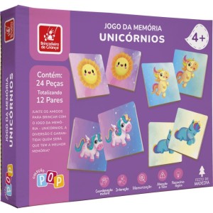 Jogo Da Memoria Em Madeira Uniconios 24pcs-115586-16703