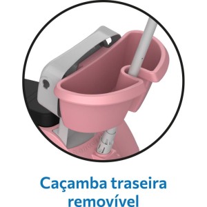 Triciclo Banderetta Passeio/pedal Rosa-115268-76234