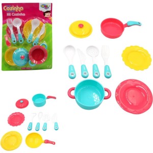 Brincando De Casinha Kit Cozinha Loucura 9pcs (s)-115291-44942