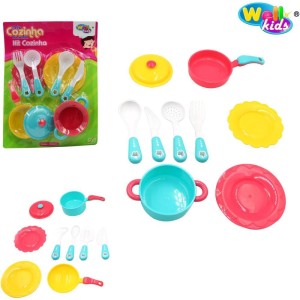 Brincando De Casinha Kit Cozinha Loucura 9pcs (s)-115291-98812