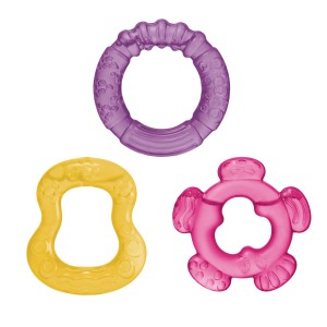 Mordedor Com Agua Tender Bites 3 Pcs Menina-BB096-52076