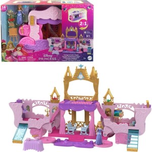 Boneca Disney Princesa Mini Carr. E Castelo-113028-77173