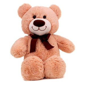 Urso De Pelúcia Decore Pessego 60cm-337a