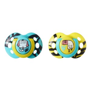 Chupeta Fun Style 2 Und 6-18 M - Verde Com Amarelo-TT004-81878