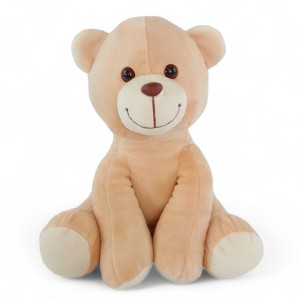 Urso De Pelúcia Pêssego Coleção Filhotes 25cm-394a