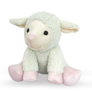 Ovelhinha Rosa De Pelúcia Filhotes 25cm