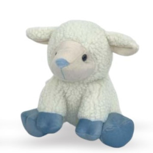 Ovelhinha Azul De Pelúcia Filhotes 25cm