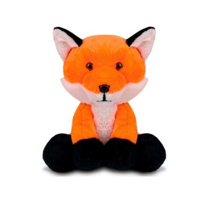 Raposa Rosa De Pelúcia Coleção Filhotes 25cm