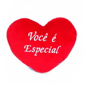 Almofada Coração Você é Especial 28cm