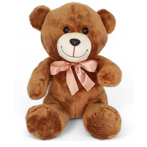 Urso De Pelucia Nicho Marrom 28cm