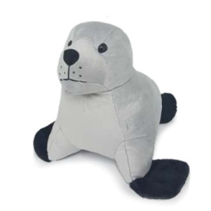 Foca Pelúcia Cinza Oceanic 25cm