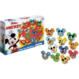 Jogo Da Memoria Em Madeira Mickey Club House 24 Pcs-116410-50673