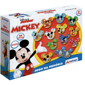 Jogo Da Memoria Em Madeira Mickey Club House 24 Pcs-116410-55540