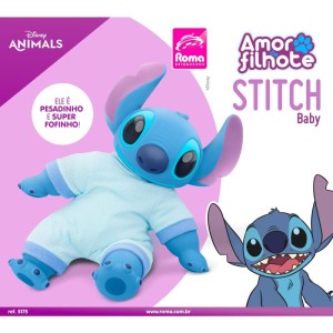 Boneco E Personagem Stitch Amor De Filhote 20cm-114996-94158