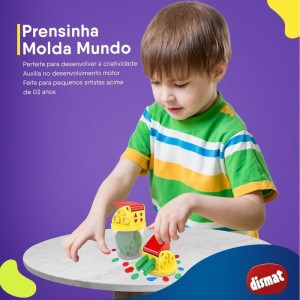 Massa Para Modelar Criativa Prensinha Molda Mundo-115511-11553