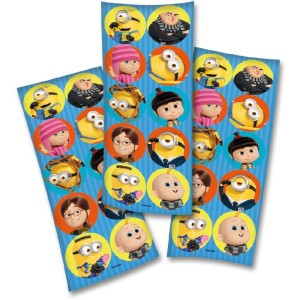 Adesivos Decorados Minions Cartela 9,5x23cm-116416-58593