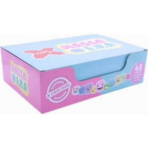 Massa De Eva 8 Cores Sortidas Total 480g-116420-38219