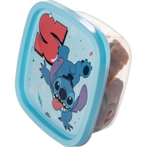 Pote Plastico Stitch Quadrado 580ml-114475-18680