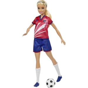 Barbie Profissoes Boneca Futebol Uniforme Nº 9-115062-68333