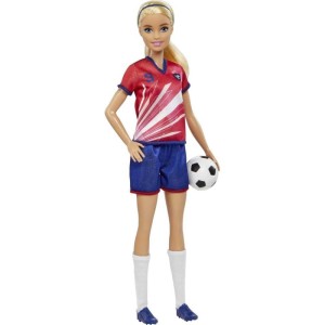 Barbie Profissoes Boneca Futebol Uniforme Nº 9-115062-87153