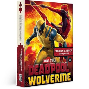 Quebra-cabeca Cartonado Deadpool Wolverine 500 Pecas-115909-68773