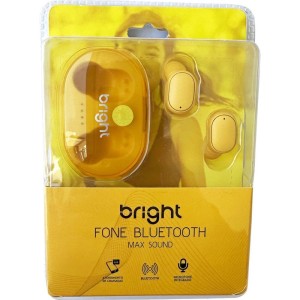 Fone De Ouvido Bluetooth Max Sound Amarelo-116620-23928