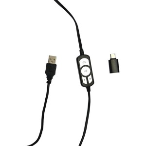 Fone De Ouvido Heardset Usb C/adap.usb C-116619-48629