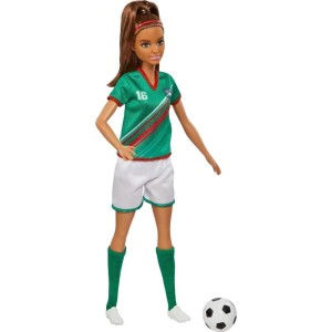 Barbie Profissoes Boneca Futebol Uniforme N.16-115063-41889