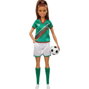 Barbie Profissoes Boneca Futebol Uniforme N.16-115063-51701