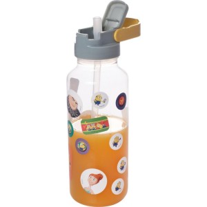 Garrafa Plastica Minions Tampa Autom. 600ml (s)-114477-98040