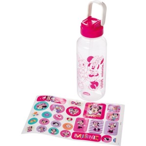 Garrafa Plastica Minnie Tampa Autom. Rs 600ml(s-114478-87898