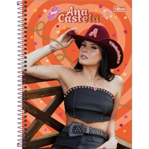 Caderno 01x1 Capa Dura Ana Castela 80fls-116886-72203